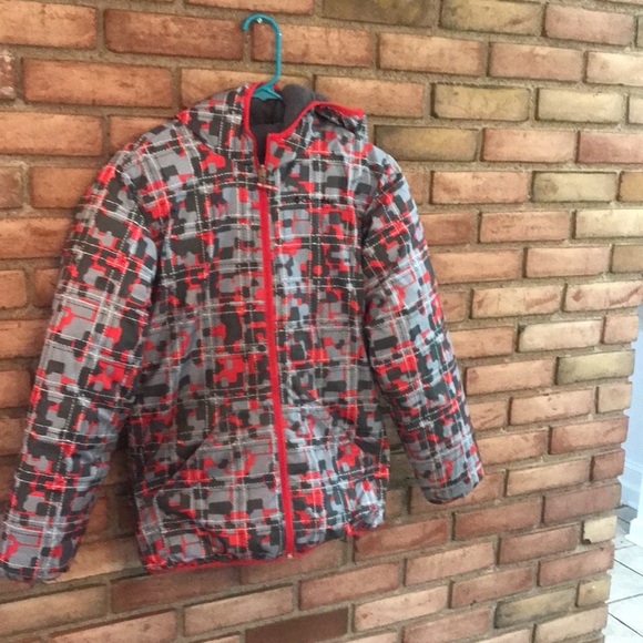 Columbia, reversible, winter jacket, L, Youth 14-16 - Picture 7 of 10